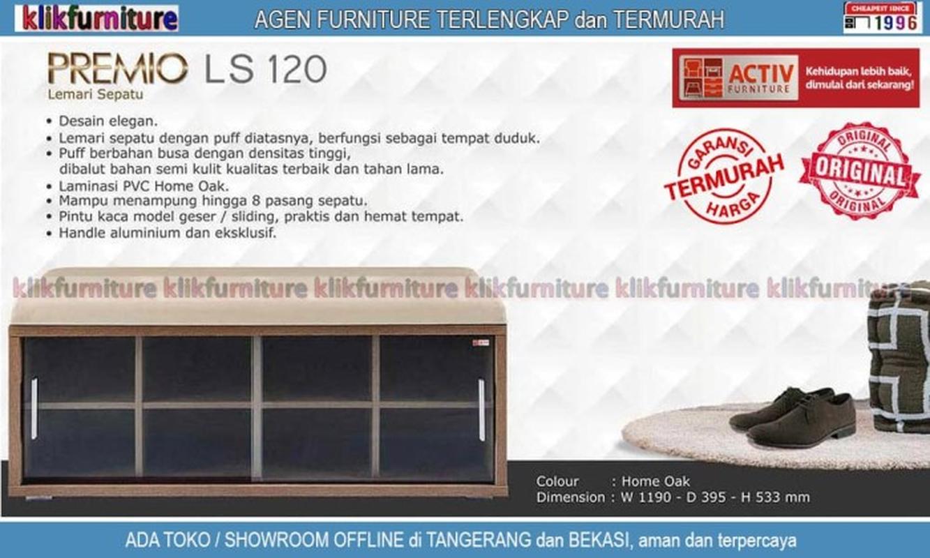 PREMIO LS 120 Activ Lemari Kursi  Rak Sepatu  Official 