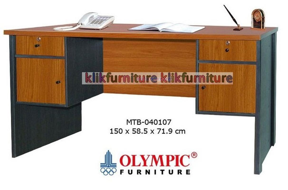 meja tulis / meja kantor / meja kerja 1 biro mtb venus olympic