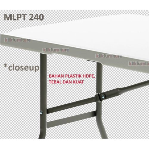 Meja Lipat / Meja Makan / Meja Foodcourt Plastik HDPE MLA 240