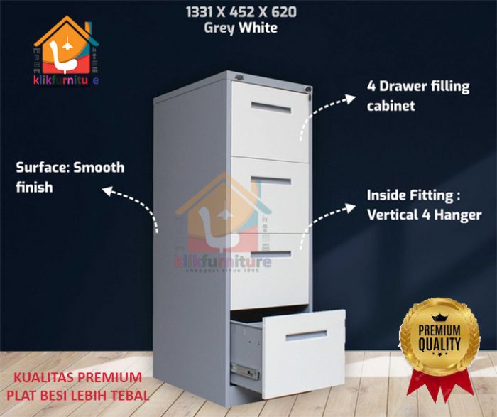 Filing cabinet 4 susun laci 4