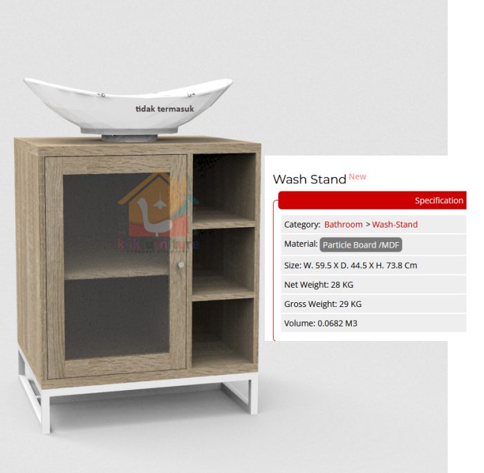 BR 9303.1 EXPO Lemari Wash Stand Wastafel Cuci Tangan