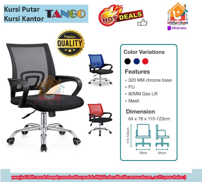 Kursi kantor/kursi staff/kursi kerja/kursi jaring/kursi gaming RIS 628