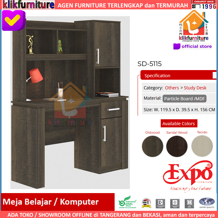 SD 5115 EXPO Meja Komputer dan Belajar / Study Desk Anak