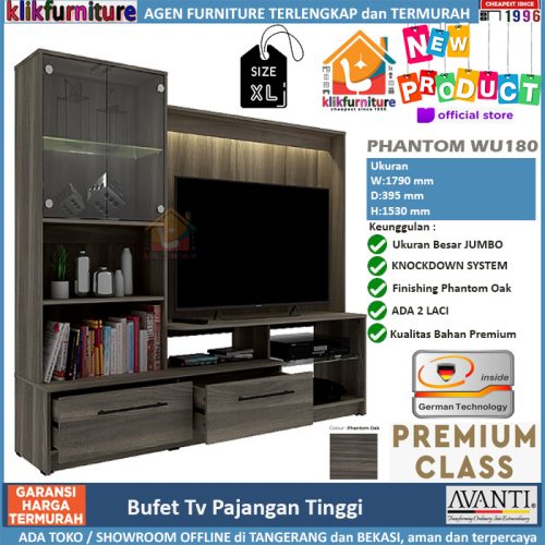 Bufet Lemari Tv Pajangan Hias PHANTOM WU 180