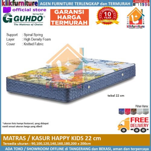 Matras / Kasur Happy Kids Anak 22cm Guhdo Springbed