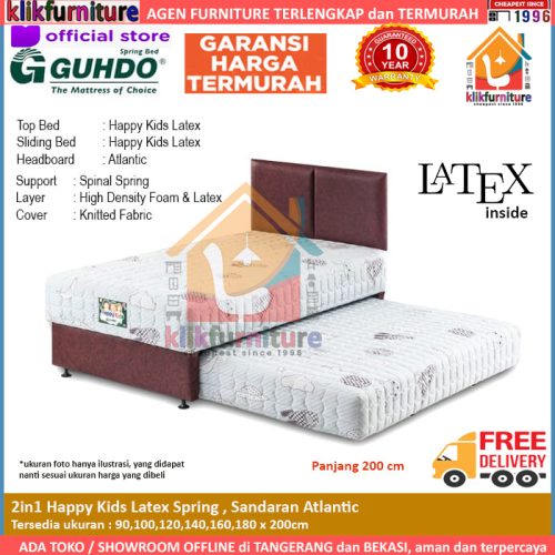 2 in 1 Happy Kids Latex Spring Atlantic Guhdo Springbed