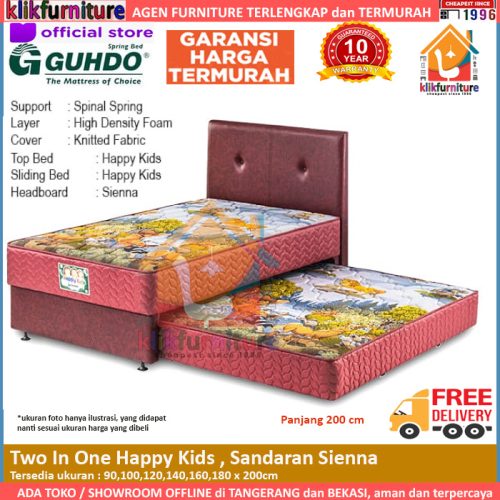 Two In One Happy Kids SIENNA Guhdo Springbed