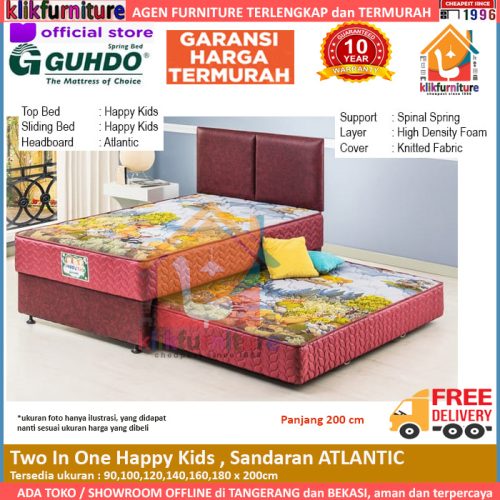 Two In One Happy Kids Atlantic Guhdo Springbed