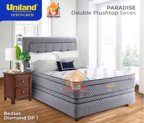 Paradise Double Plushtop Diamond DP1 Uniland Springbed