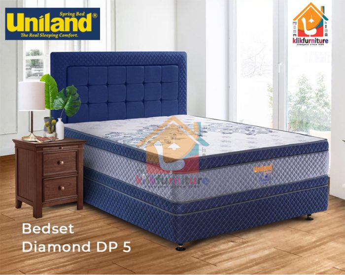 Paradise Double Plushtop Diamond DP5 Uniland Springbed