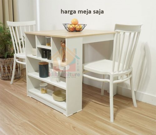 VOILA DT80 Meja Makan 2 Kursi 80 cm Minimalis Modern