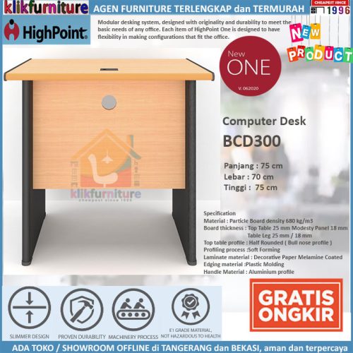 Meja Komputer Kecil / Computer Desk BCD300 Highpoint