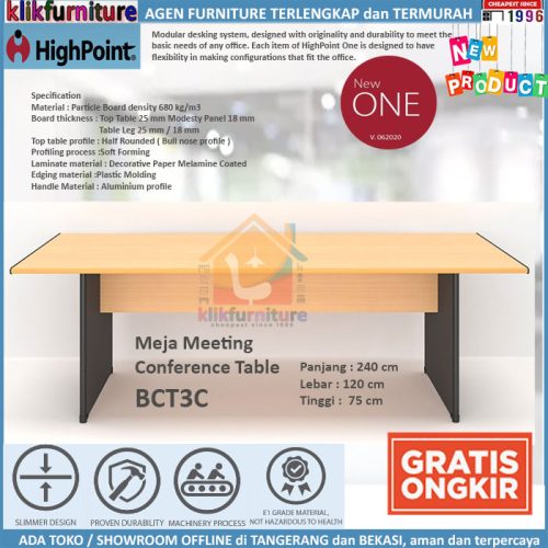 Meja Meeting / Meja Rapat / Conference Table BCT3C Highpoint
