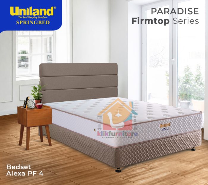 Bed Set Paradise Firm Top ALEXA PF4 Uniland Springbed