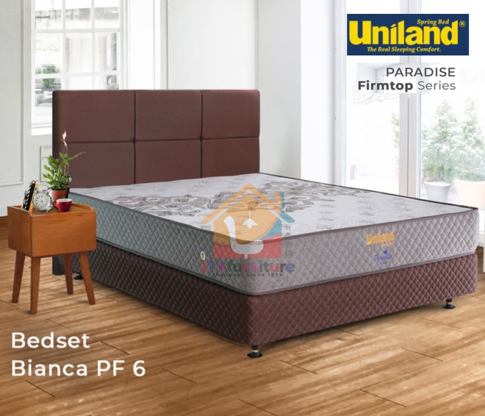 Bed Set Paradise Firm Top BIANCA PF6 Uniland Springbed