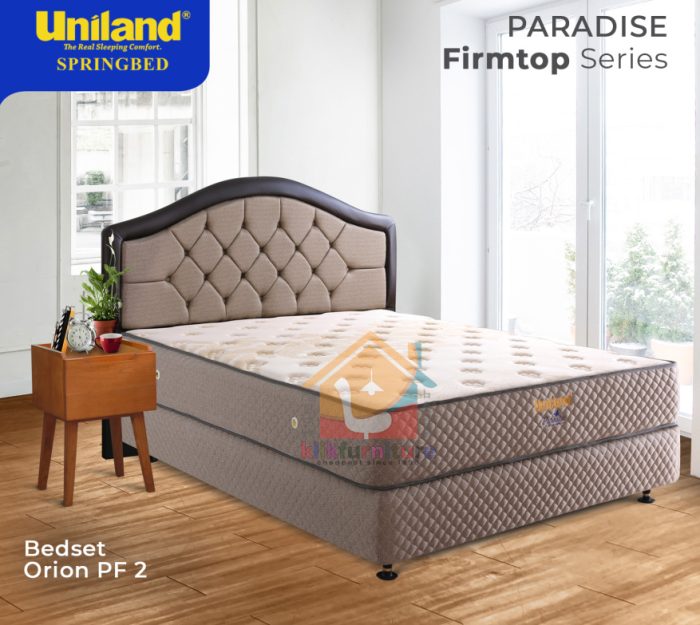Bed Set Paradise Firm Top Orion PF2 Uniland Springbed