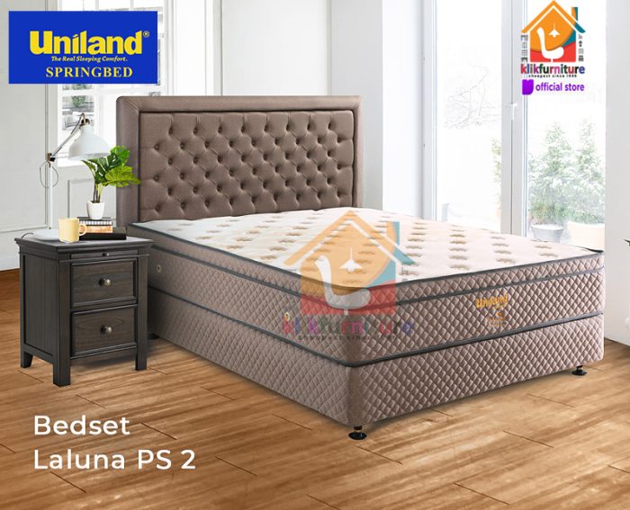 Bed Set Paradise Plushtop LALUNA PS2 Uniland Springbed