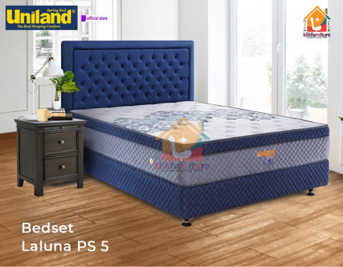 Bed Set Paradise Plushtop LALUNA PS5 Uniland Springbed