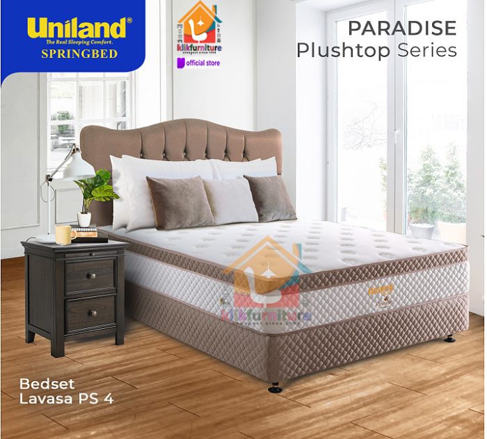 Bed Set Paradise Plushtop LAVASA PS4 Uniland Springbed