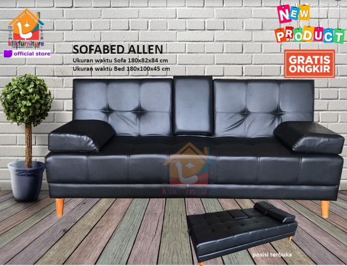 PROMO Sofabed Sofa Lipat Minimalis ALLEN 180cm