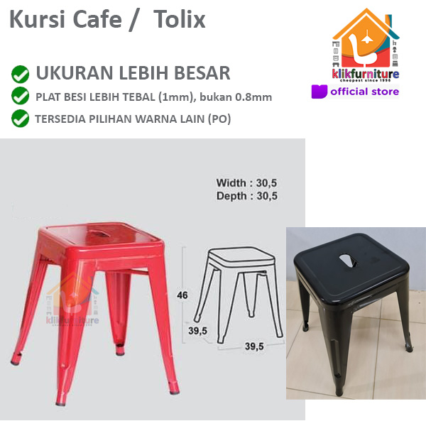 kursi tolix kursi besi kursi cafe