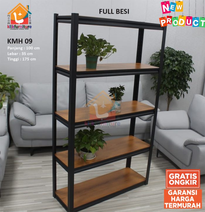 Rak Besi Shelf Shelving Rack 5 Susun KMH 09