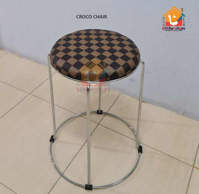 Kursi Besi Cafe Foodcourt Counter Baso Kursi Makan CROCO Chair