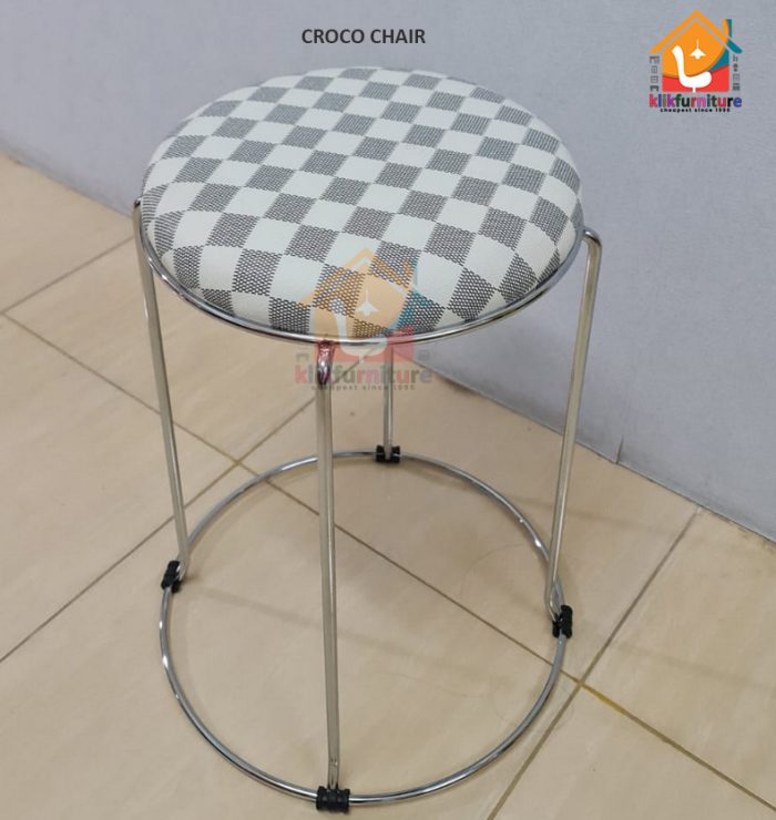 Kursi Besi Cafe Foodcourt Counter Baso Kursi Makan CROCO Chair