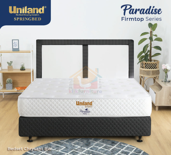 Bed Set New Paradise Firm Top Chrysant Uniland Springbed