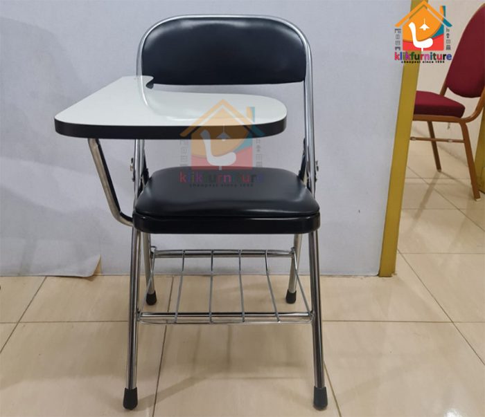 Kursi Kuliah Kursi Sekolah Lipat + Meja Stainless Chrome MASTERINDO