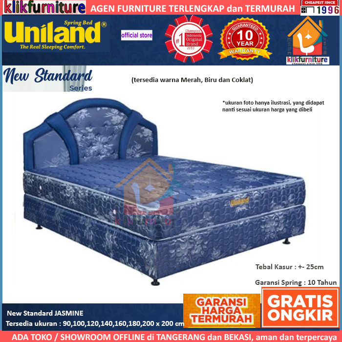 Bed Set New Standard JASMINE Uniland Springbed