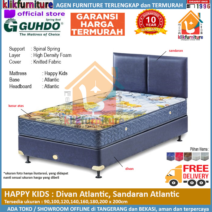 Springbed Guhdo HAPPY KIDS Base Atlantic Sandaran Atlantic