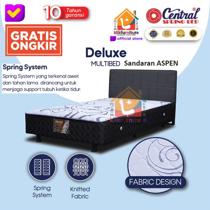 (1 Set) Multibed Deluxe Sandaran ASPEN Central Springbed