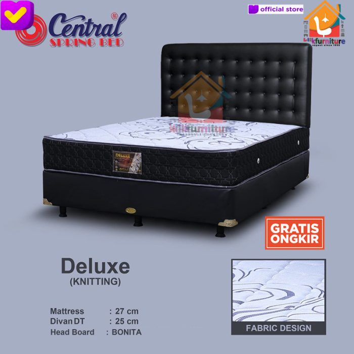 (1 Set) Springbed Central DELUXE Sandaran Bonita