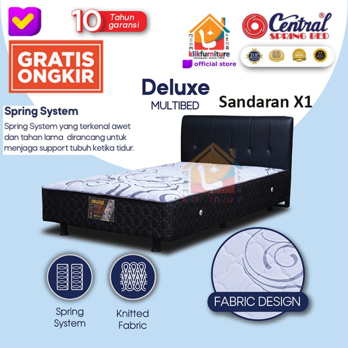 (1 Set) Multibed Deluxe Sandaran X1 Central Springbed