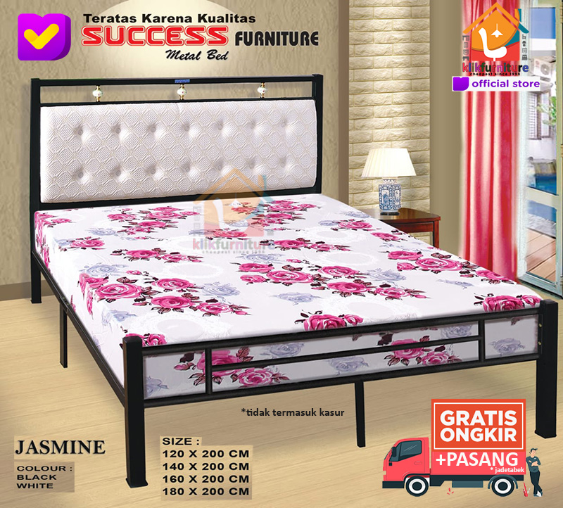 Ranjang Besi / Divan / Tempat Tidur Besi Success JASMINE