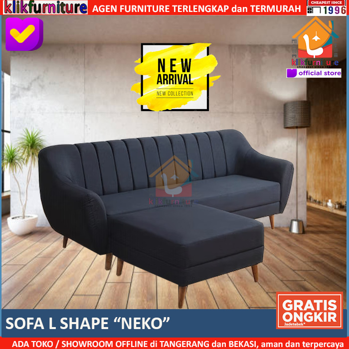 PREMIUM Sofa L Sudut Minimalis Modern NEKO L Side